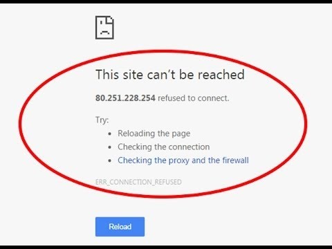 Refused To Connect Chrome